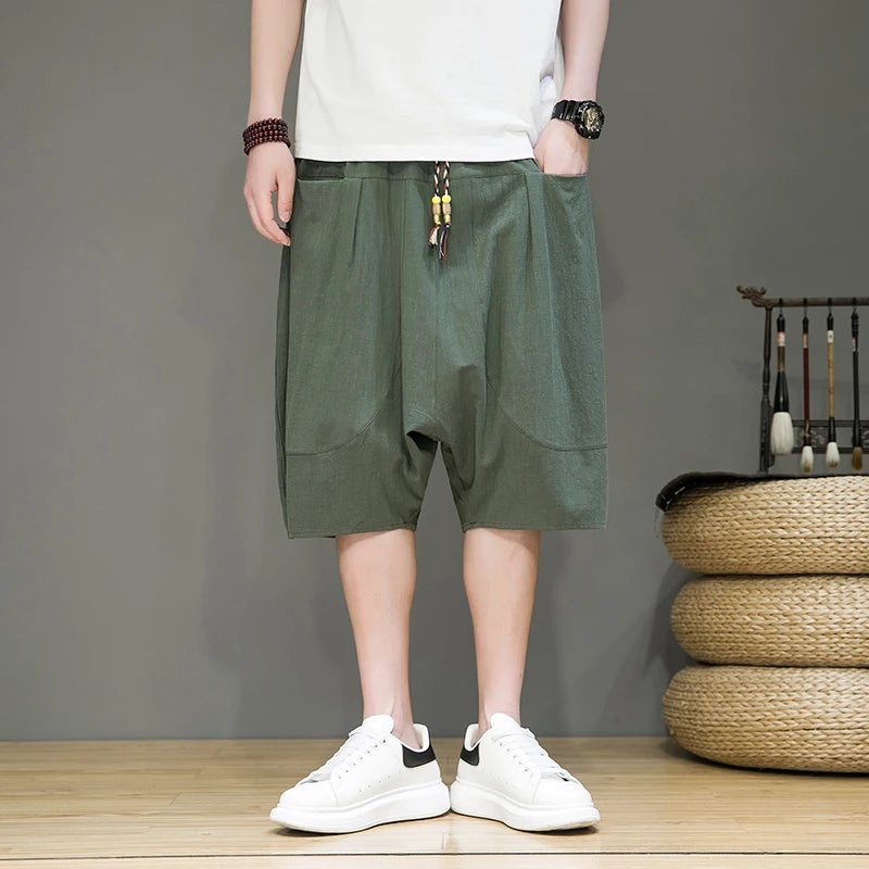 Quiet Motion Linen Authority Shorts