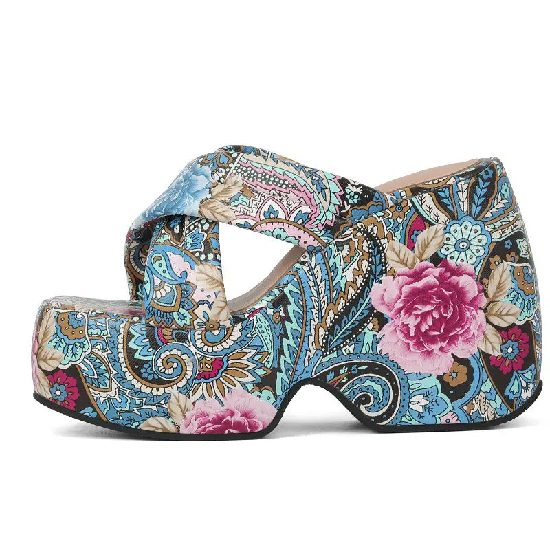 Bohemian Bloom Platform Slides