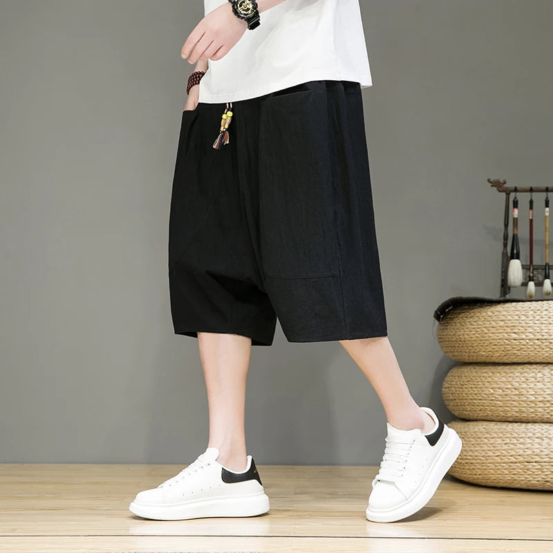 Quiet Motion Linen Authority Shorts