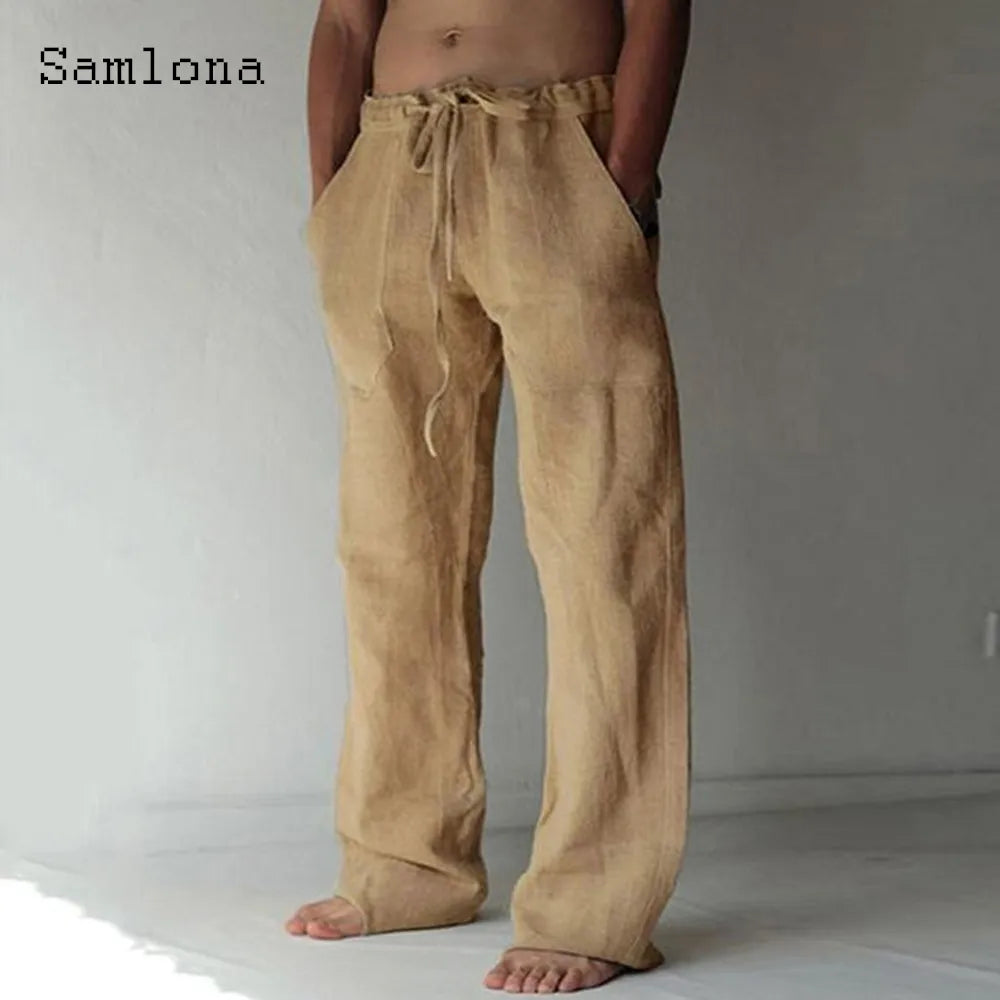 The Solstice Linen Trousers