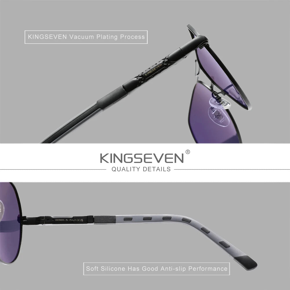Crimson Edge Polarized Aviators
