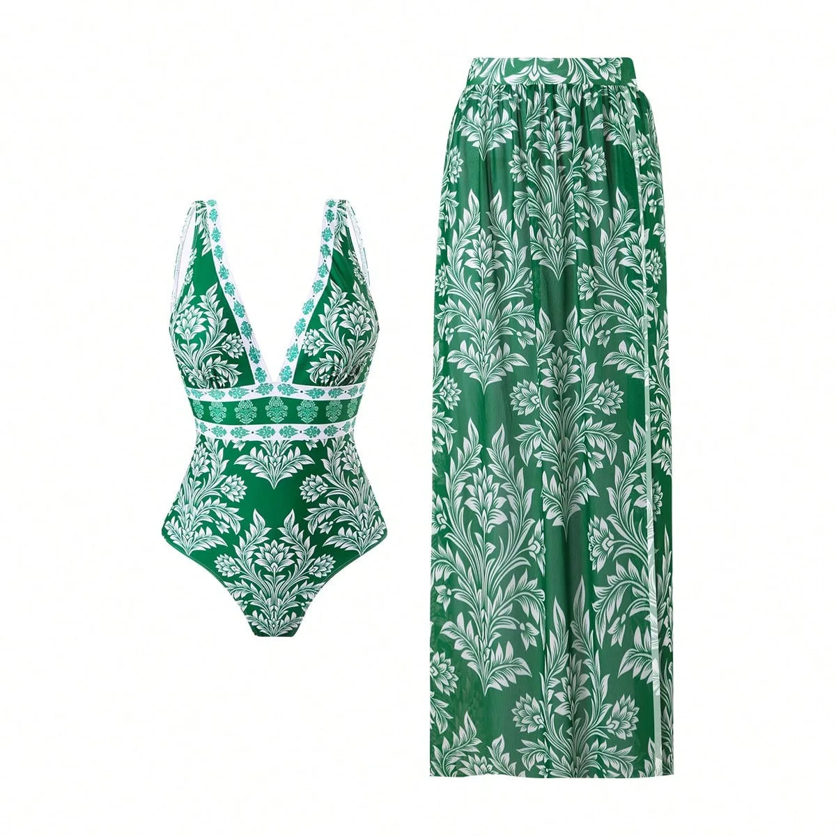 Santorini Bloom Luxe Swim Collection