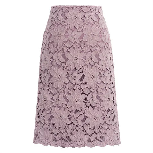 Blossom Lace Midi Skirt