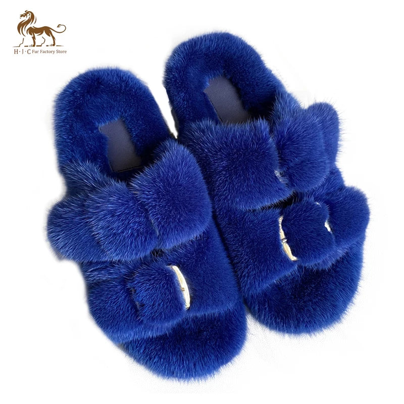 Soft Life Mink Luxe Slides
