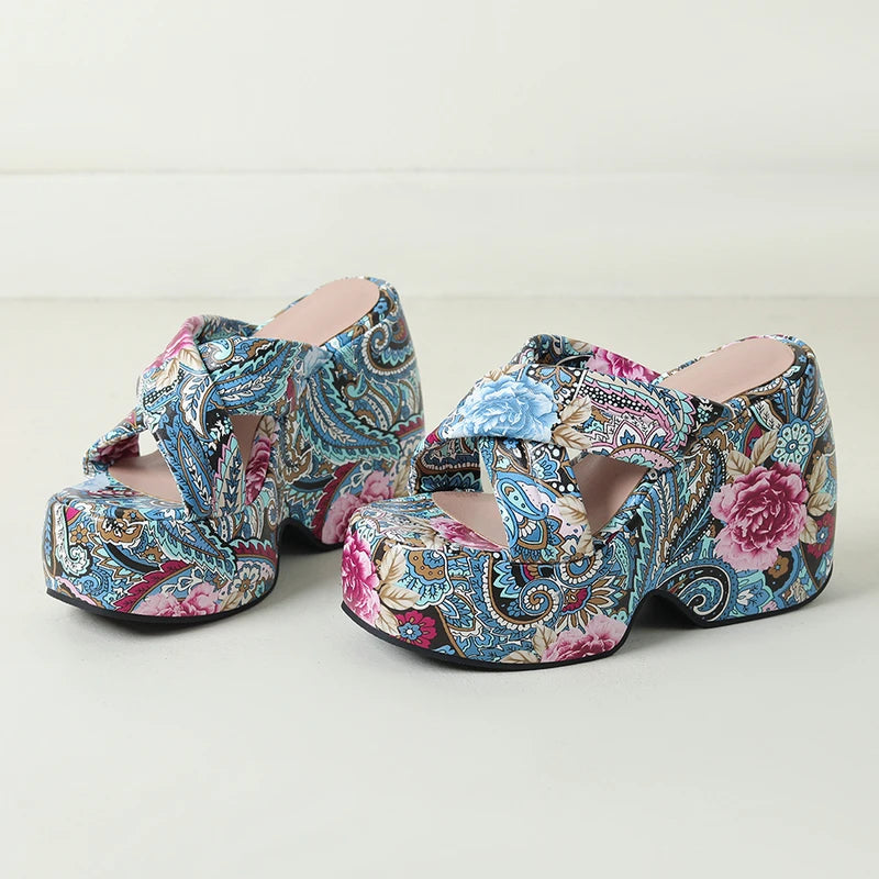 Bohemian Bloom Platform Slides