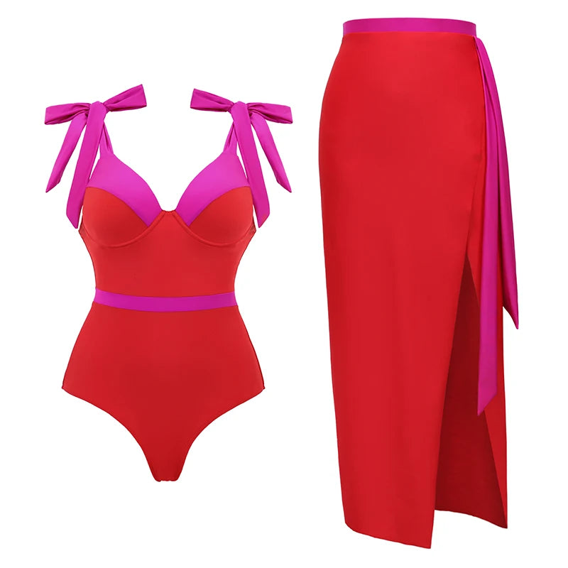 Santorini Bloom Luxe Swim Collection