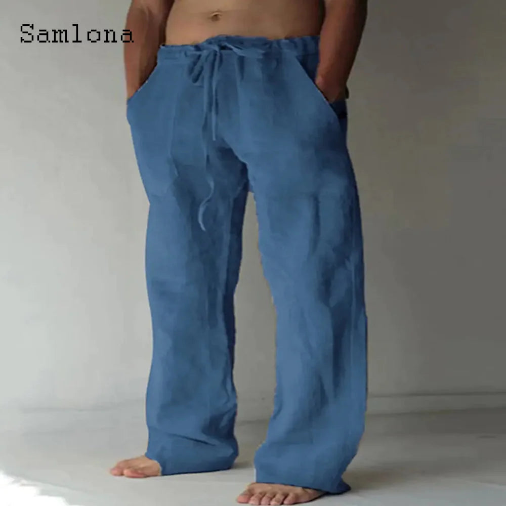 The Solstice Linen Trousers