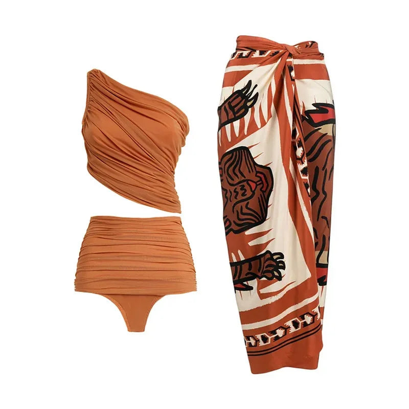 Santorini Bloom Luxe Swim Collection