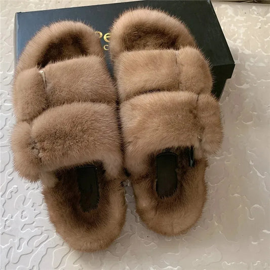 Soft Life Mink Luxe Slides