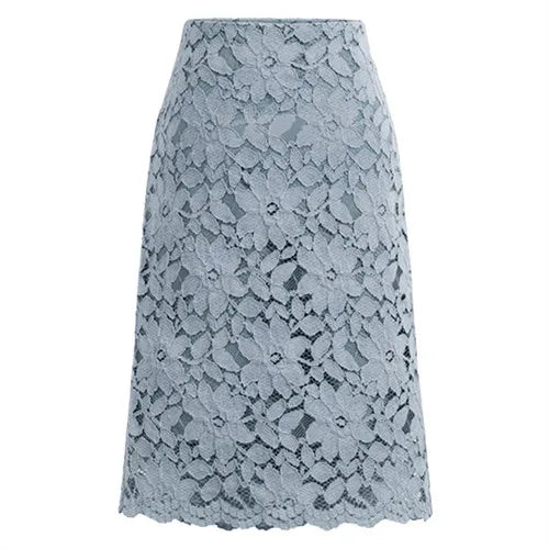 Blossom Lace Midi Skirt