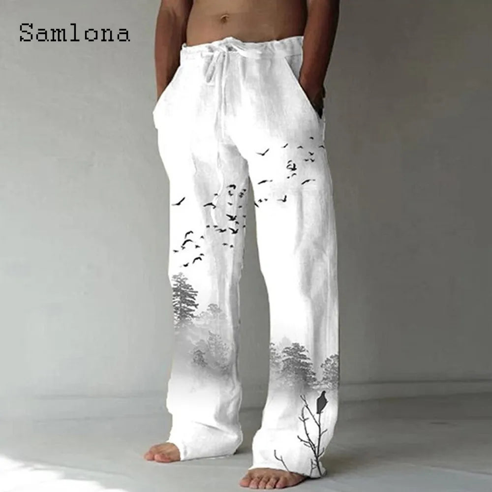 The Solstice Linen Trousers