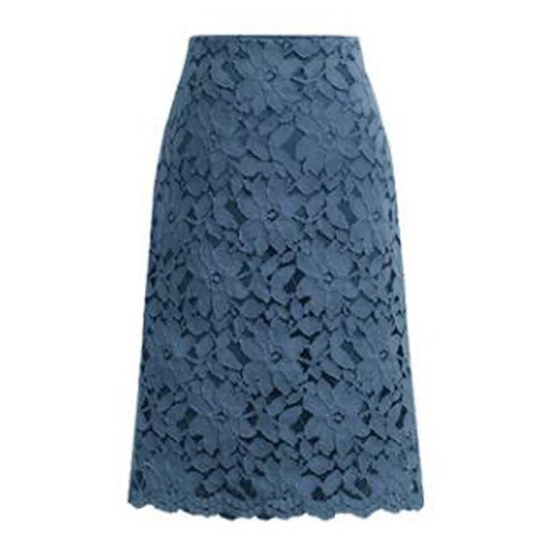 Blossom Lace Midi Skirt
