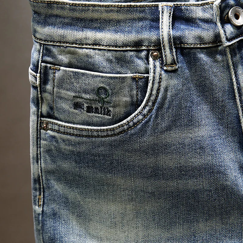 Urban Edge Stretch Denim Shorts