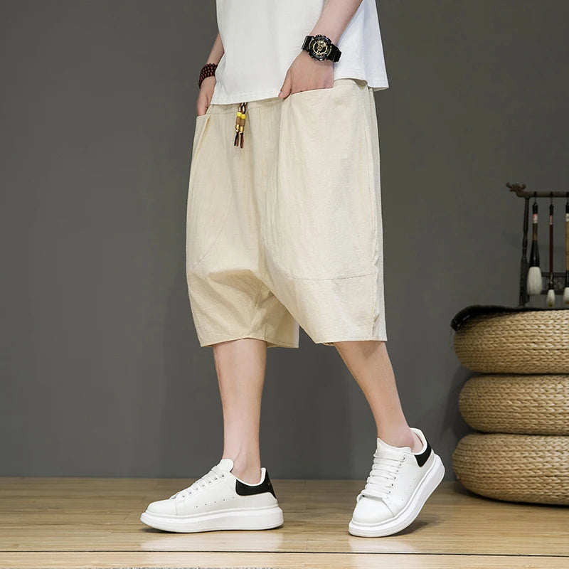 Quiet Motion Linen Authority Shorts
